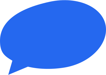 Speech bubble 2 blue PNG, SVG