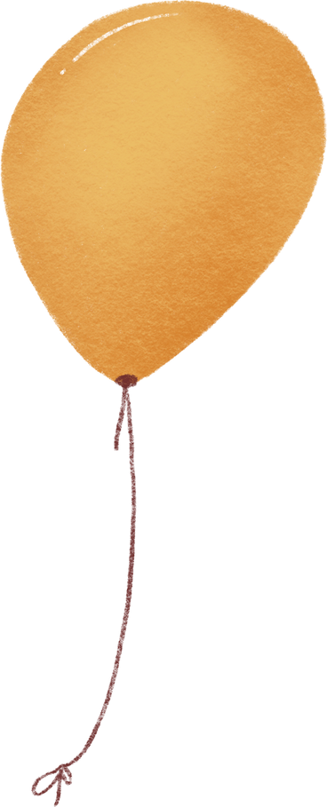 balloon yellow PNG, SVG