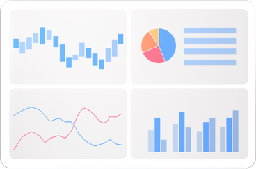 Analytics with diagrams and statistics PNG, SVG