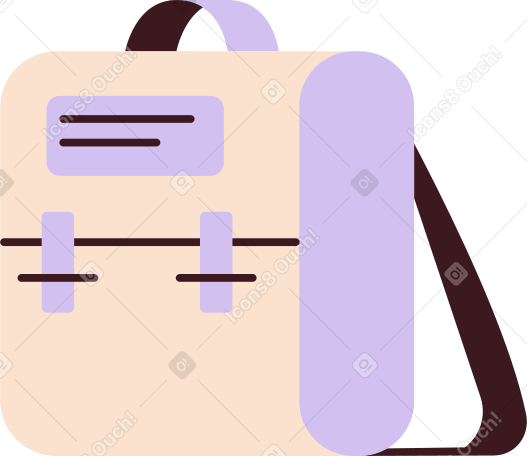 школьный рюкзак в PNG, SVG