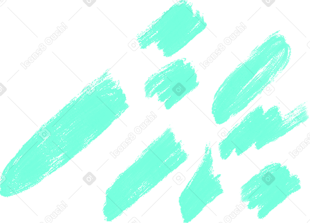 aquamarine shapes PNG, SVG