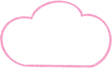 line pink cloud PNG, SVG