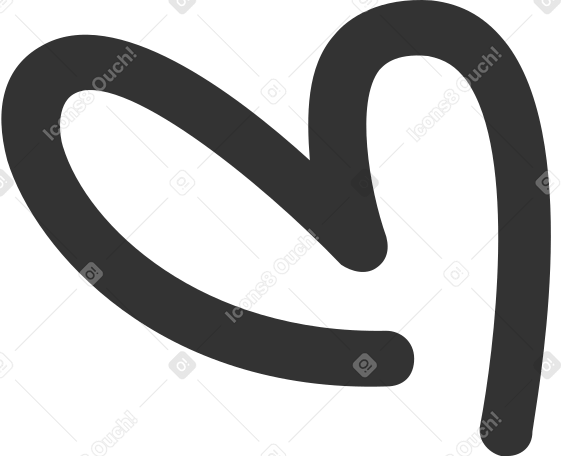 heart black Illustration in PNG, SVG