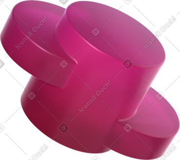 Cylindrical composition animated illustration in GIF, Lottie (JSON), AE