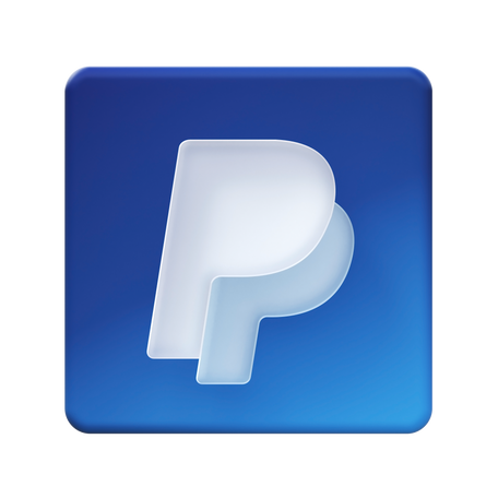 3D paypal app в PNG, SVG