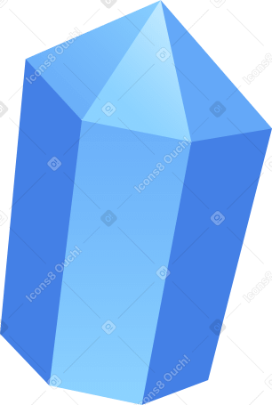 crystal Illustration in PNG, SVG
