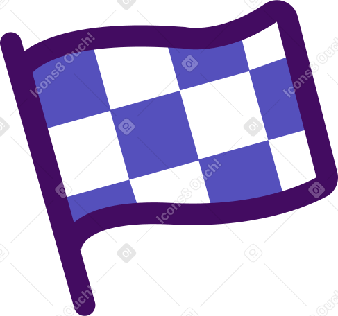 клетчатый флаг в PNG, SVG