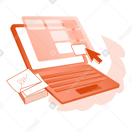 Système de gestion agile sur ordinateur portable PNG, SVG