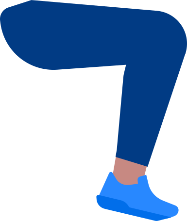 man leg Illustration in PNG, SVG