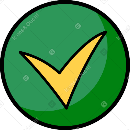 checkmark round PNG, SVG
