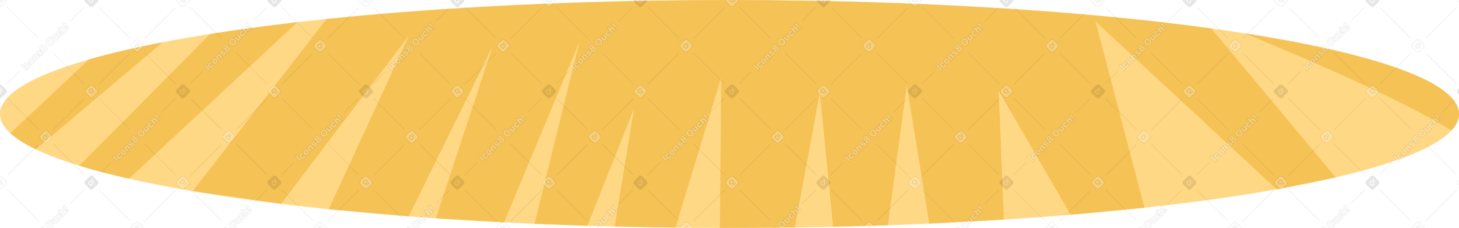 yellow oval carpet PNG, SVG