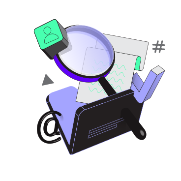 Searching for files in digital folder PNG, SVG