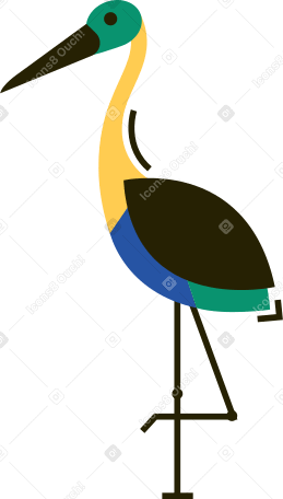 heron PNG, SVG