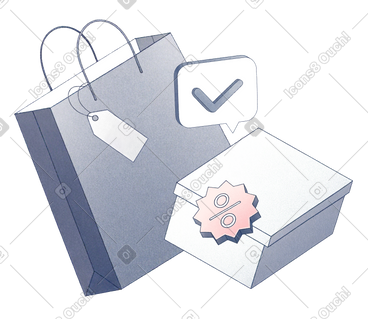 Purchased items on sale or discount PNG, SVG