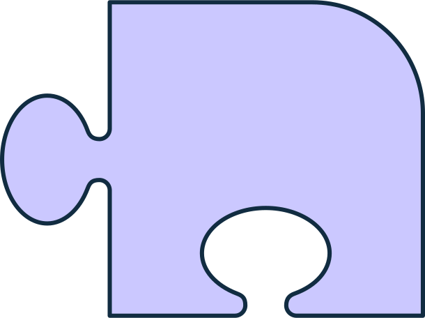 lilac puzzle piece Illustration in PNG, SVG