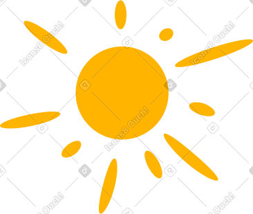 有光线的太阳 PNG, SVG