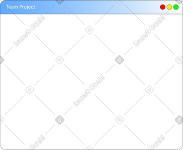 团队项目浏览器窗口 PNG, SVG