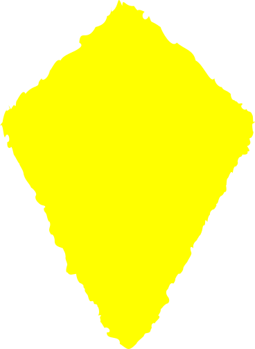 Желтый кайт в PNG, SVG