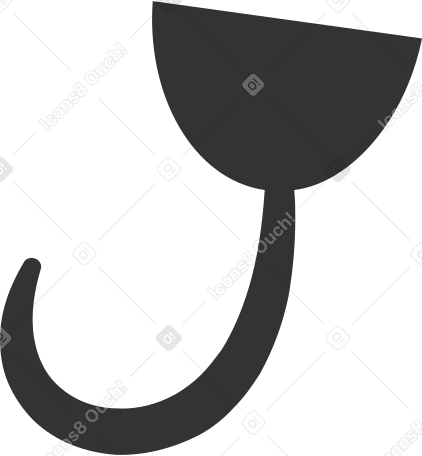 hook Illustration in PNG, SVG