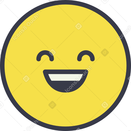 happy face Illustration in PNG, SVG
