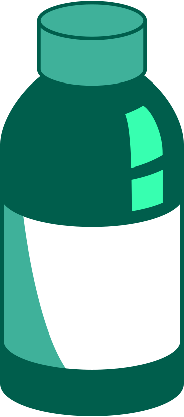 бутылка с лекарством в PNG, SVG