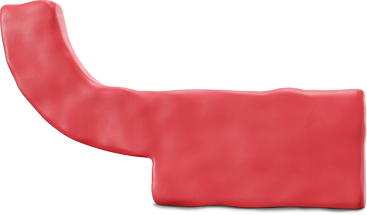 Torse en tissu rouge PNG, SVG