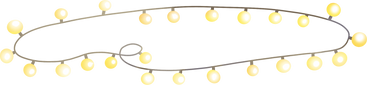 luminous garland PNG, SVG