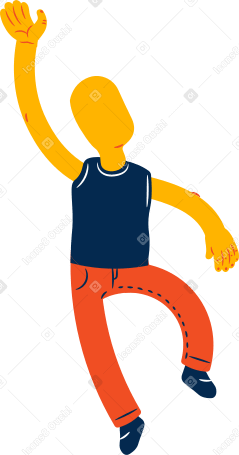 boy jumping PNG, SVG