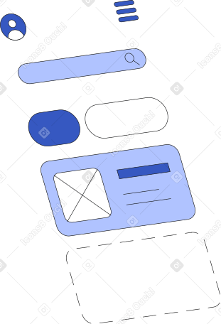 интерфейс мобильного приложения в PNG, SVG