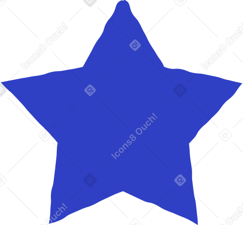 star blue Illustration in PNG, SVG
