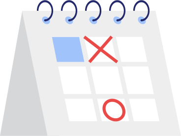 calendar with marks PNG, SVG