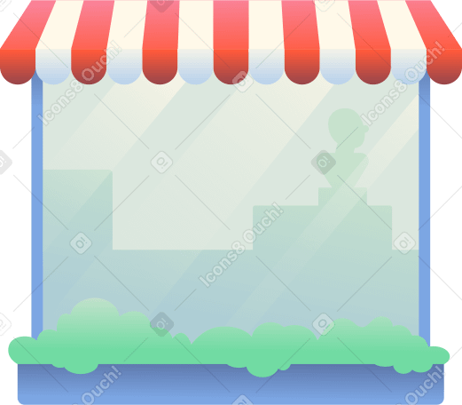shop window Illustration in PNG, SVG