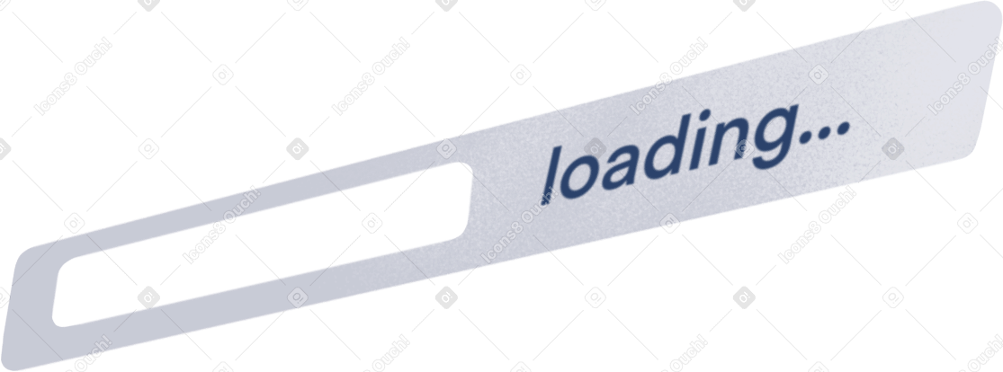 loading bar Illustration in PNG, SVG