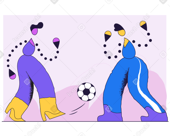 Football Illustration in PNG, SVG