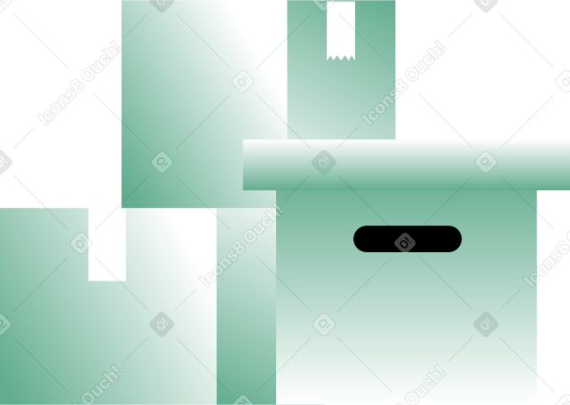 ボックスのスタック PNG、SVG