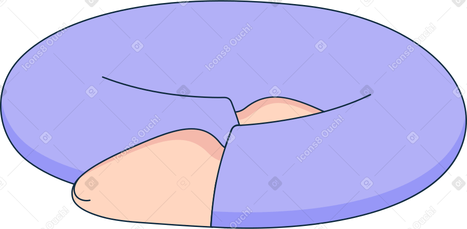 Gambe nella posizione del loto PNG, SVG