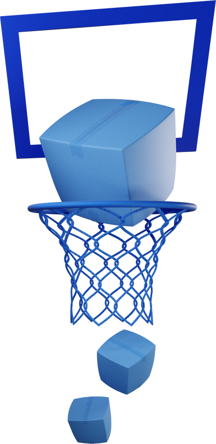 basketball hoop boxes Illustration in PNG, SVG
