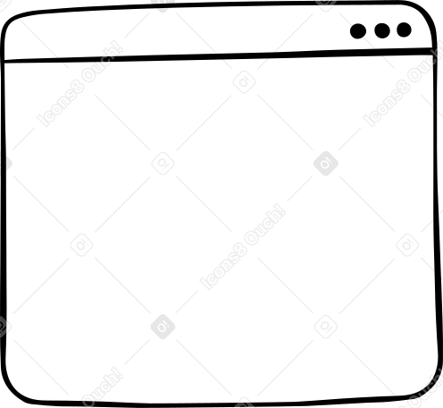 fenêtre du navigateur PNG, SVG