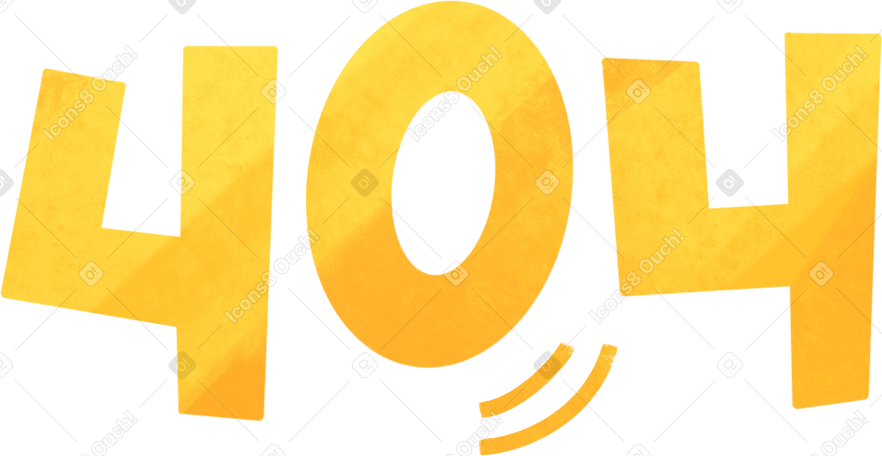 yellow 404 PNG, SVG