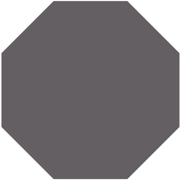 Octágono gris PNG, SVG