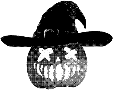 Хэллоуинская тыква в шляпе в PNG, SVG