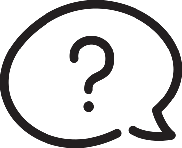 Speech bubble with question PNG, SVG