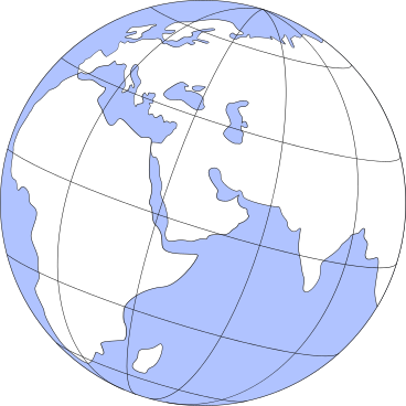 planet earth with longitude and latitude PNG, SVG