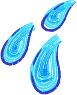 Three drops PNG, SVG