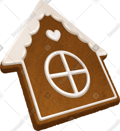 gingerbread house PNG, SVG