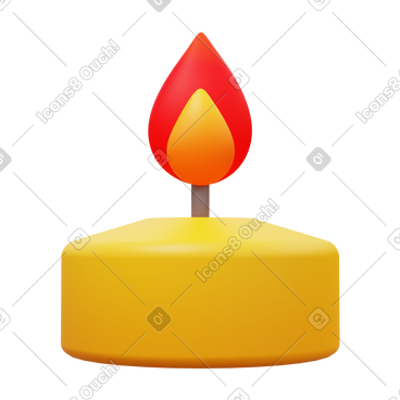 Spa candle PNG, SVG