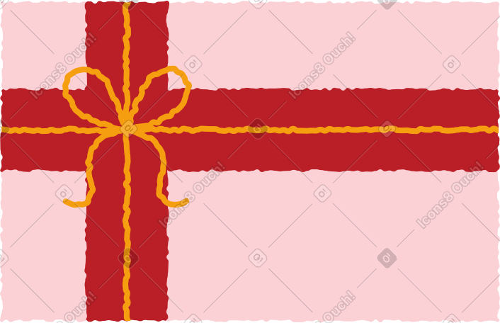 wrapped present PNG, SVG