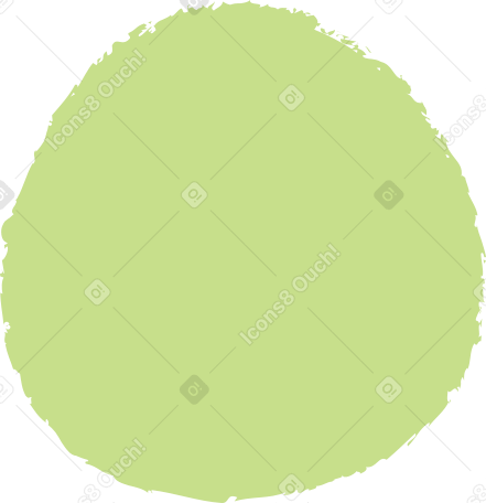 light green circle Illustration in PNG, SVG