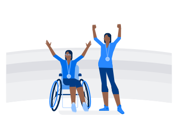 Paralympians  PNG, SVG