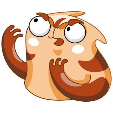 Infuriated cat shaking fists at the sky PNG, SVG